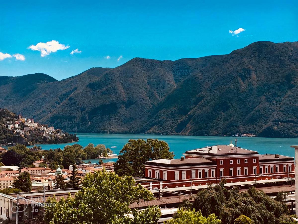 Lakeview Panorama Penthouse With Washer & Dryer Lugano Exterior photo