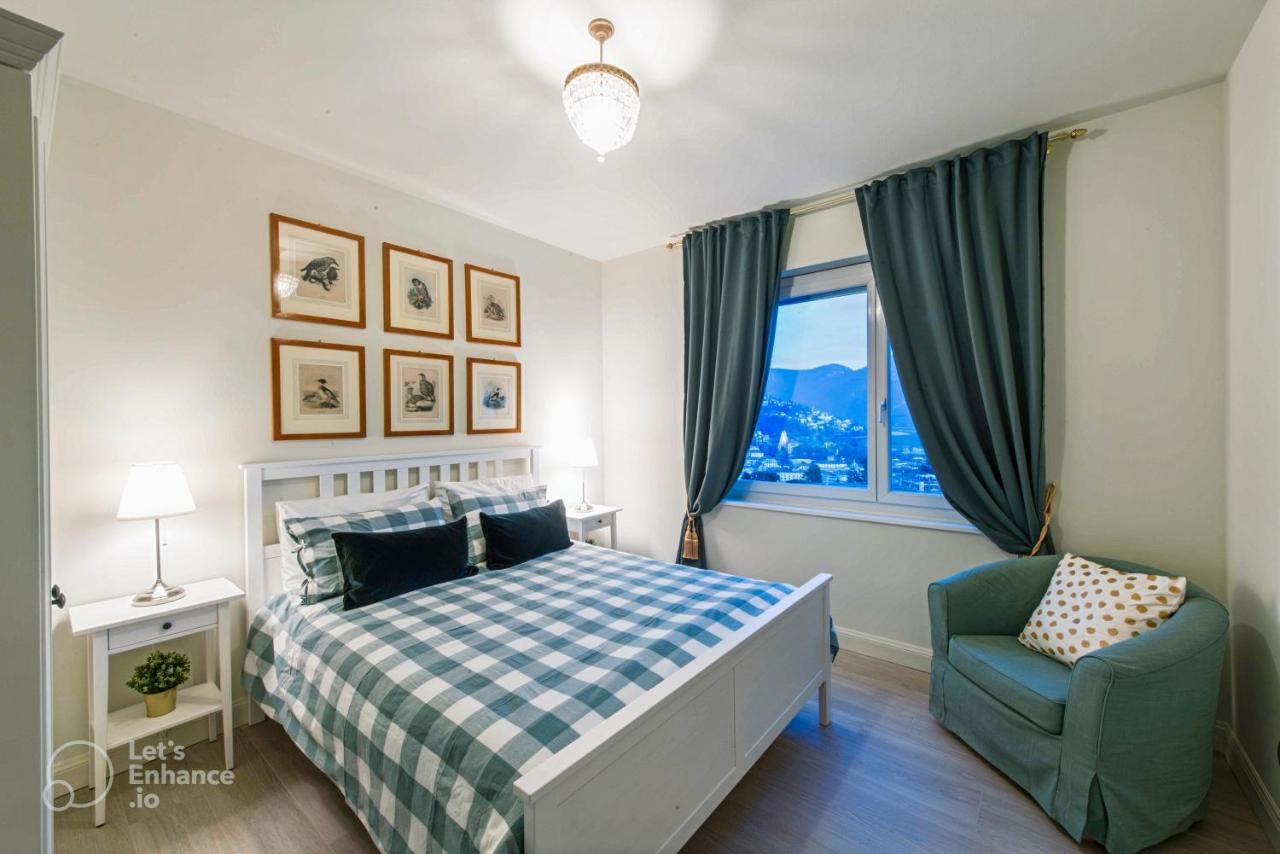 Lakeview Panorama Penthouse With Washer & Dryer Lugano Exterior photo